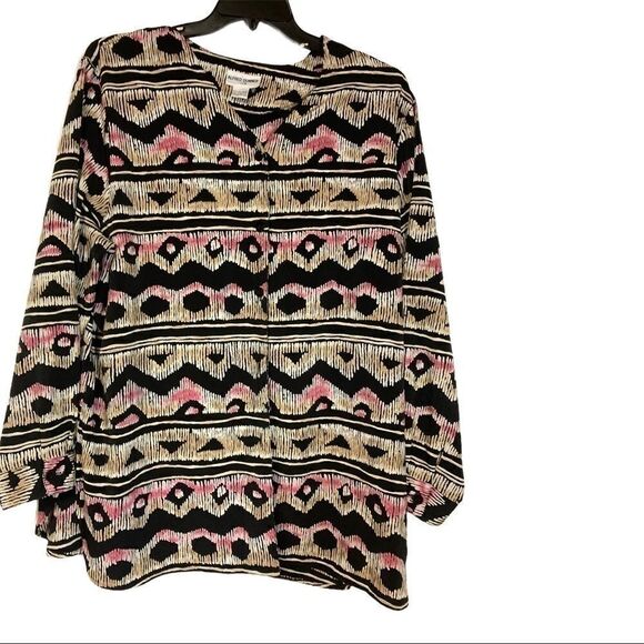 ALFRED DUNNER, women’s top says 22W, multicolored - Picture 1 of 7